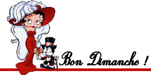 Gif animé Bon dimanche Betty Boop